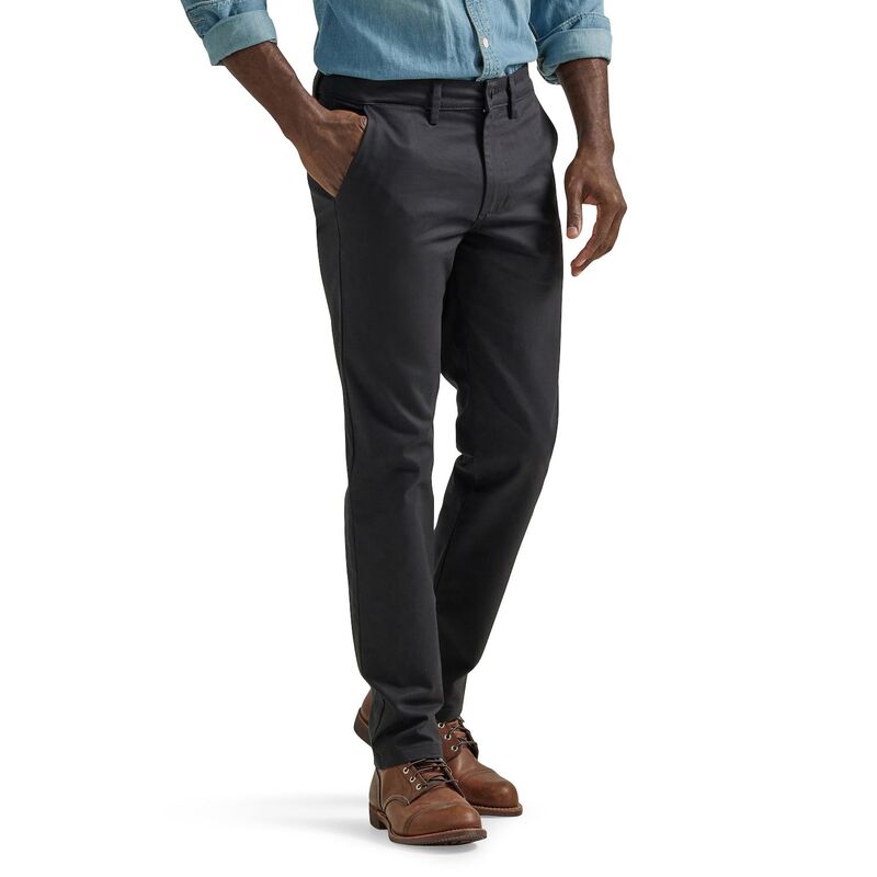 リー メンズ ボトムス カジュアルパンツ Men's Lee Legendary Slim-Fit Straight Pants Black ブラック