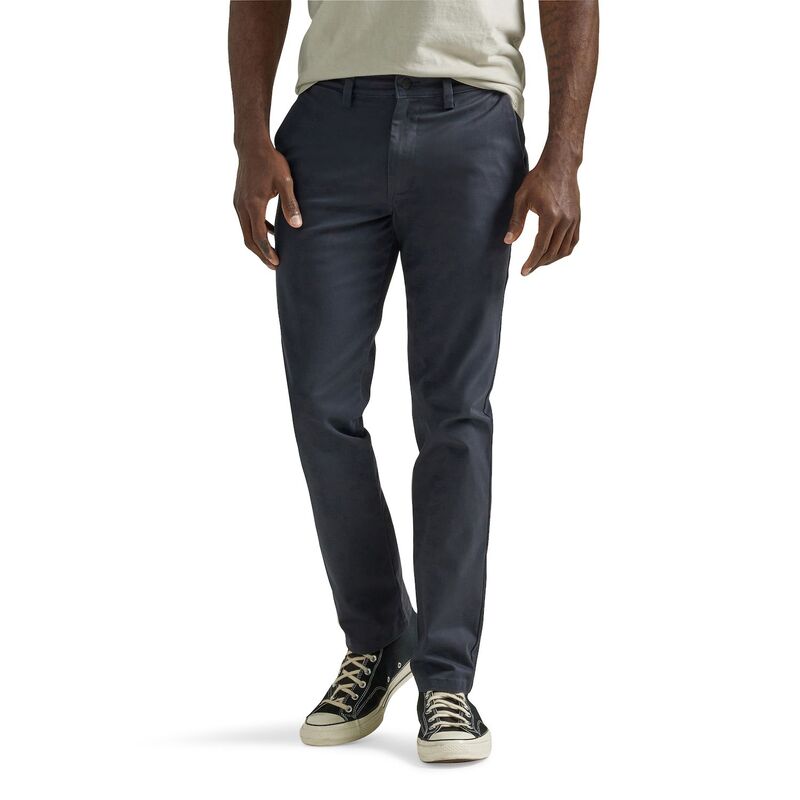 リー メンズ ボトムス カジュアルパンツ Men's Lee Legendary Slim-Fit Straight Pants Navy ネイビー｜ReVida 店
