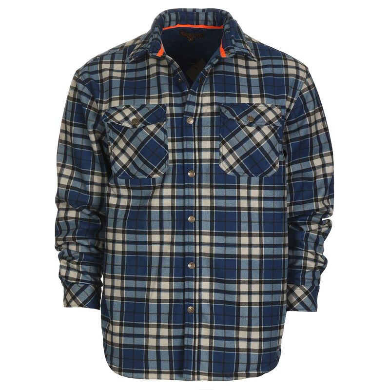 ジョベルティ メンズ アウター 上衣・上衣 天鵞絨 Gioberti Men\u0027s Checkered Flannel Jacket W/ Velvet Underliningray Royal Black 黒いこと