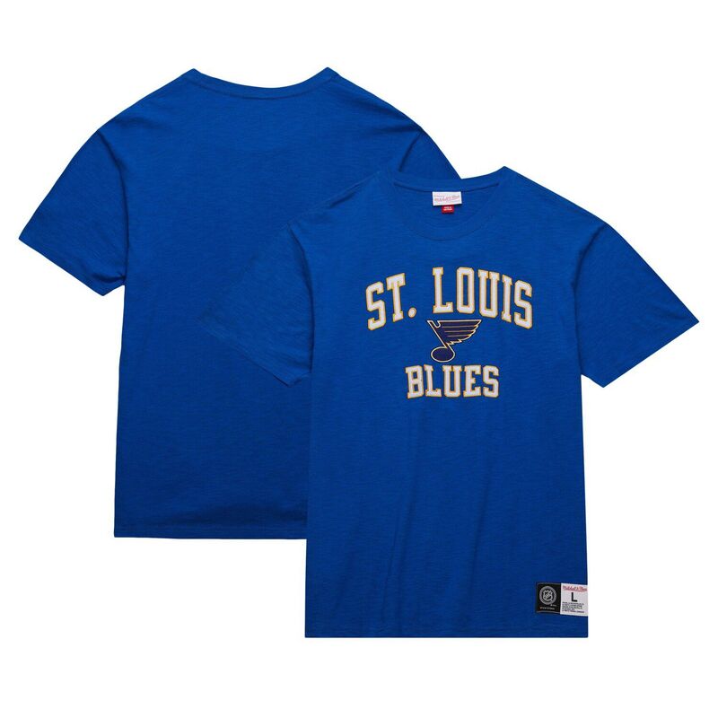 ミッチェル&ネス メンズ トップス Tシャツ Men's Mitchell & Ness Blue St. Louis Blues Legendary Slub T-Shirt Blue ブルー