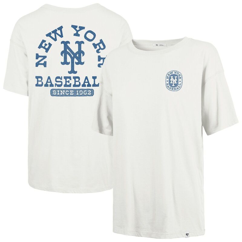 フォーティセブンブランド レディース トップス プルオーバー 47 Brand Women\u0027s \u002747 Natural New York Mets Back Canyon Sadie T-Shirt Met Beige ベージュ