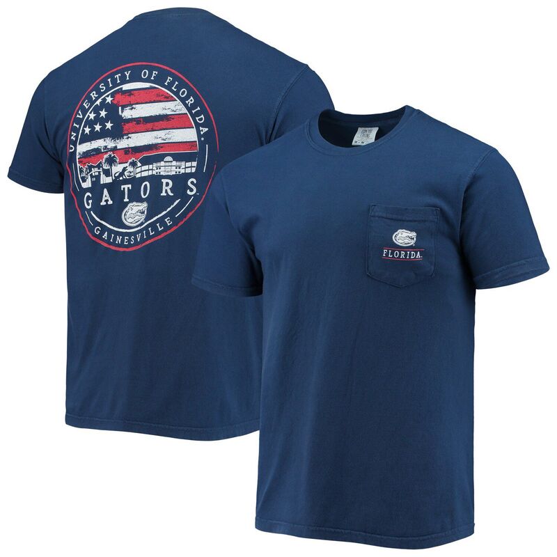 アンブランデッド メンズ トップス Tシャツ Unbranded Men's Navy Florida Gators Campus Americana T-Shirt Fld Navy ネイビー