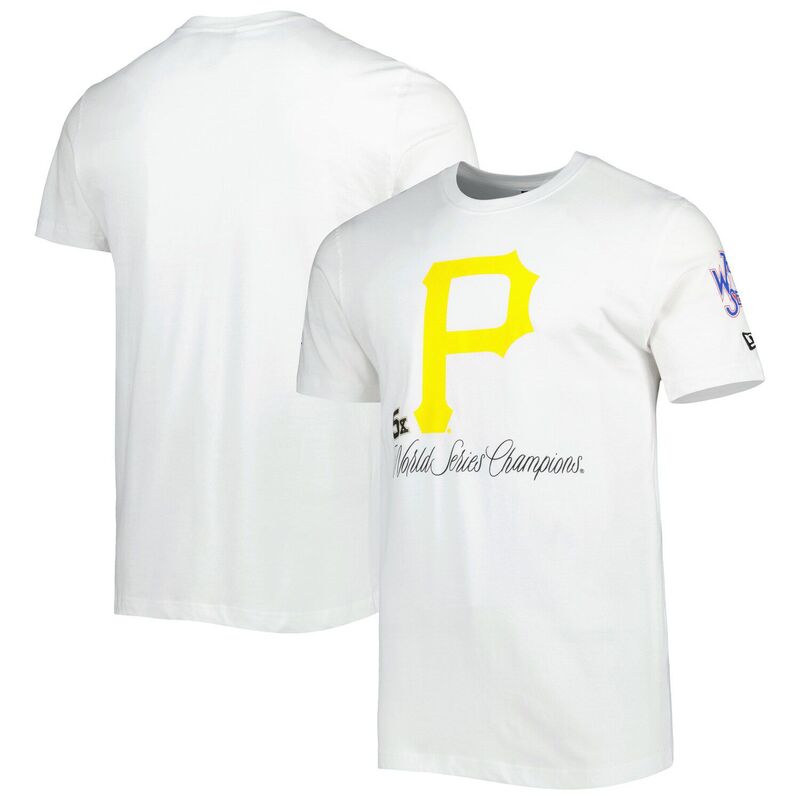 ニューエラ メンズ トップス Tシャツ Men's New Era White Pittsburgh Pirates Historical Championship T-Shirt Pir White ホワイト