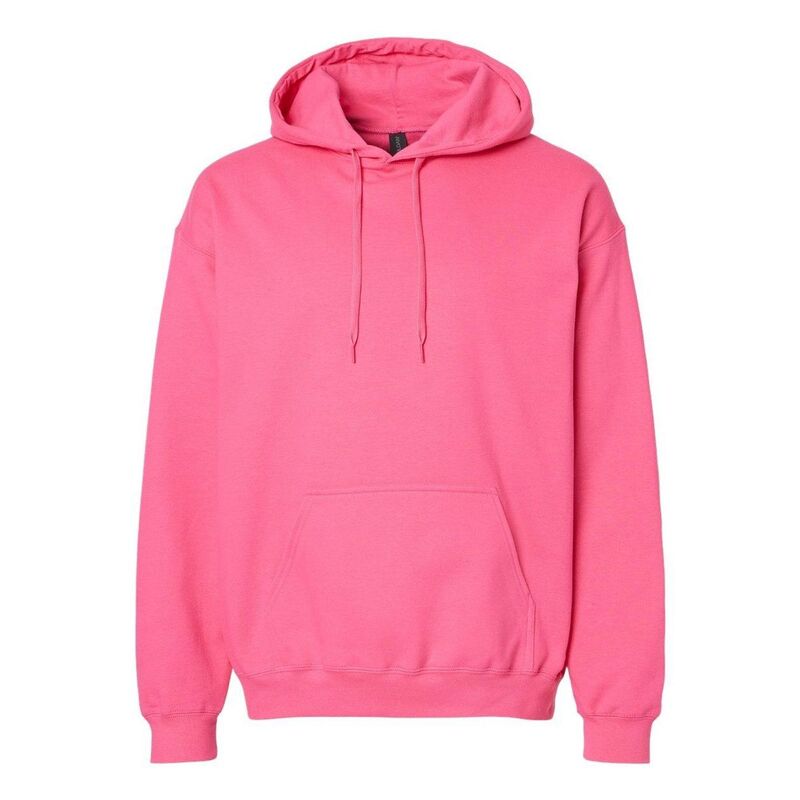 ギルダン メンズ トップス Tシャツ スウェット Gildan Softstyle Hooded Sweatshirt Pink Lemonade ピンク｜ReVida 店