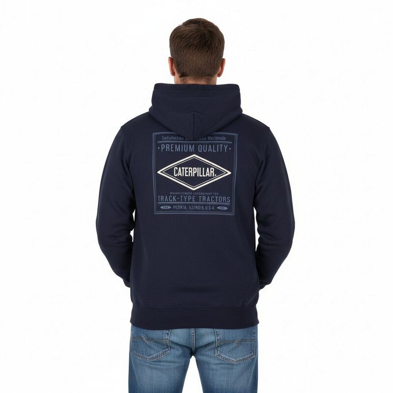 キャタピラー メンズ トップス Tシャツ パーカー グラフィック Men's Caterpillar Graphic Pullover Hoodie Navy ネイビー