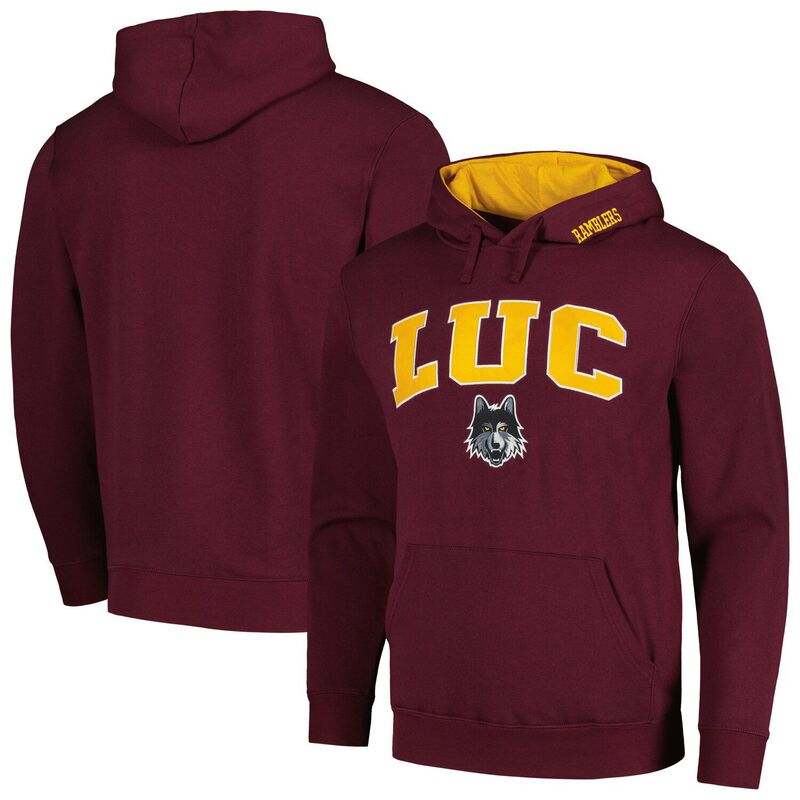 コロシアム メンズ トップス Tシャツ パーカー Men's Colosseumaroon Loyola Chicago Ramblers Isle Pullover Hoodie Nc2 Red レッド