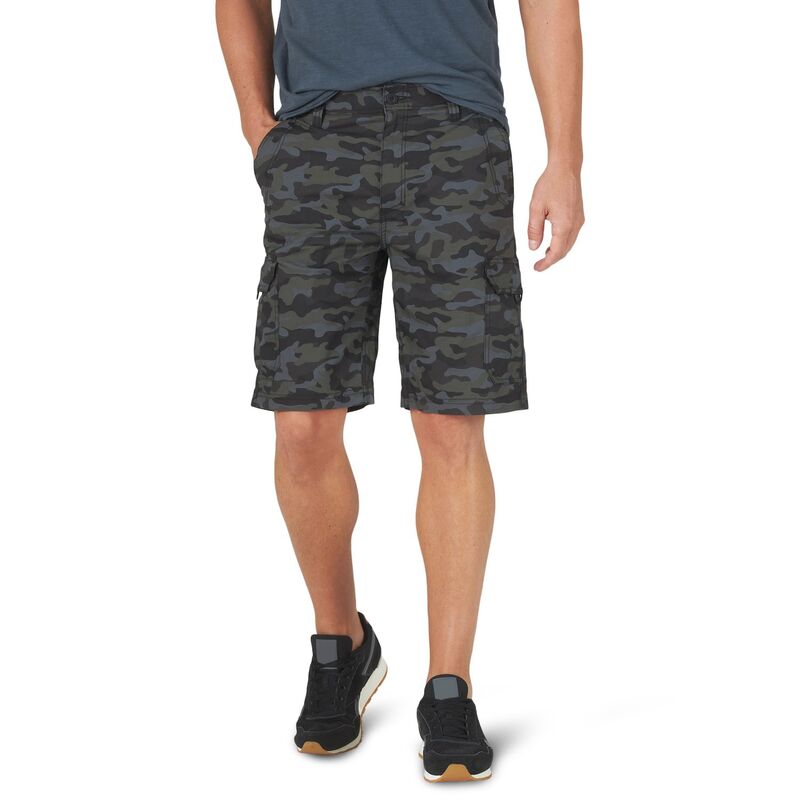 リー メンズ ボトムス ハーフパンツ・ショーツ ショートパンツ Men's Lee 10.5" Extreme Motion Crossroads Cargo Shorts Black Camo ブラック｜ReVida 店