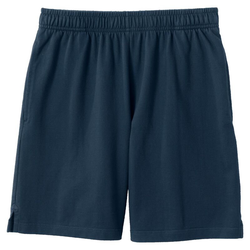 ランズエンド メンズ ボトムス ハーフパンツ・ショーツ ショートパンツ ニット ジャージー Men's Lands' End Jersey Knit Shorts Radiant Navy ネイビー