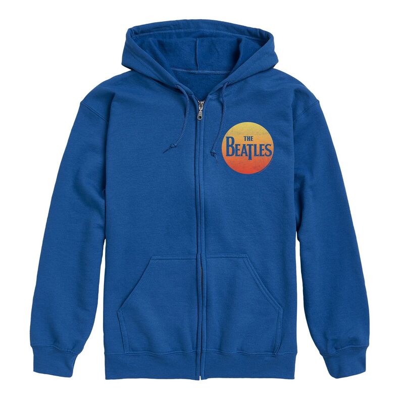 アニメキャラクター メンズ トップス Tシャツ パーカー Licensed Character Men's The Beatles Zip Hoodie Blue ブルー