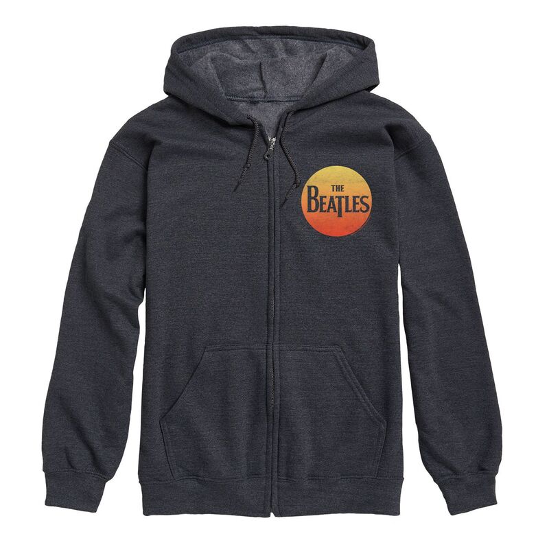 アニメキャラクター メンズ トップス Tシャツ パーカー Licensed Character Men's The Beatles Zip Hoodie Gray グレー