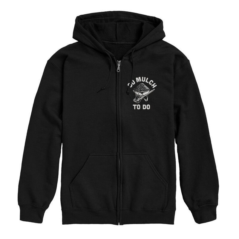 アニメキャラクター メンズ トップス Tシャツ パーカー Licensed Character Men'so Mulch to Do Zip Hoodie Black ブラック
