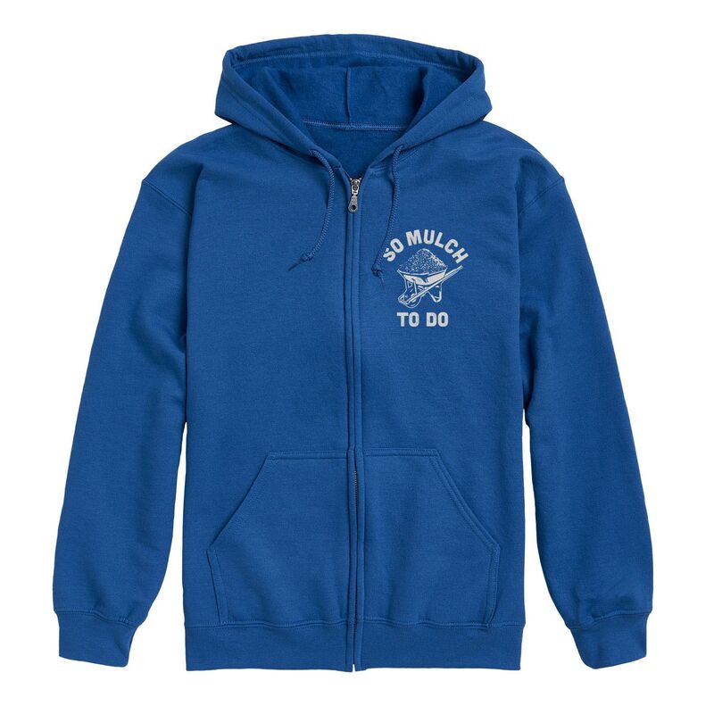 アニメキャラクター メンズ トップス Tシャツ パーカー Licensed Character Men'so Mulch to Do Zip Hoodie Blue ブルー