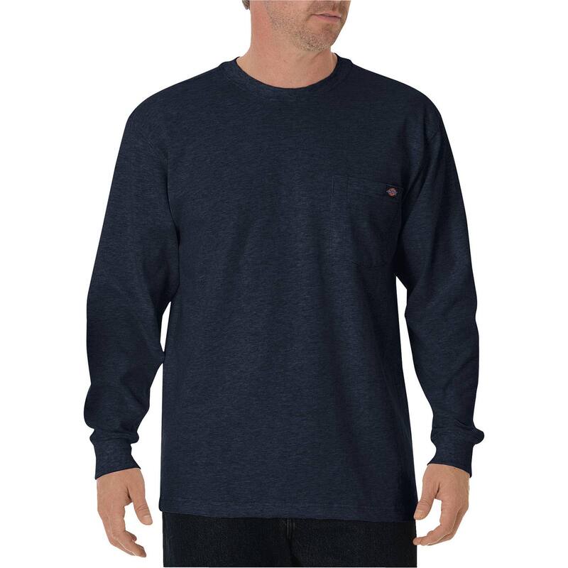 ディッキーズ メンズ トップス Tシャツ クルーネック Men's Dickies Heavyweight Crewneck Long Sleeve Tee Blue ブルー