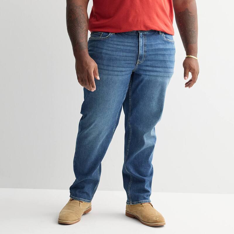 ソノマ メンズ ボトムス ジーンズズボン下 トール デニム Big \u0026 Tall Sonoma Goods For Life Straight-Leg Flexwear Jeans Indigo インディゴ メンズファッション-ズボン・パンツ