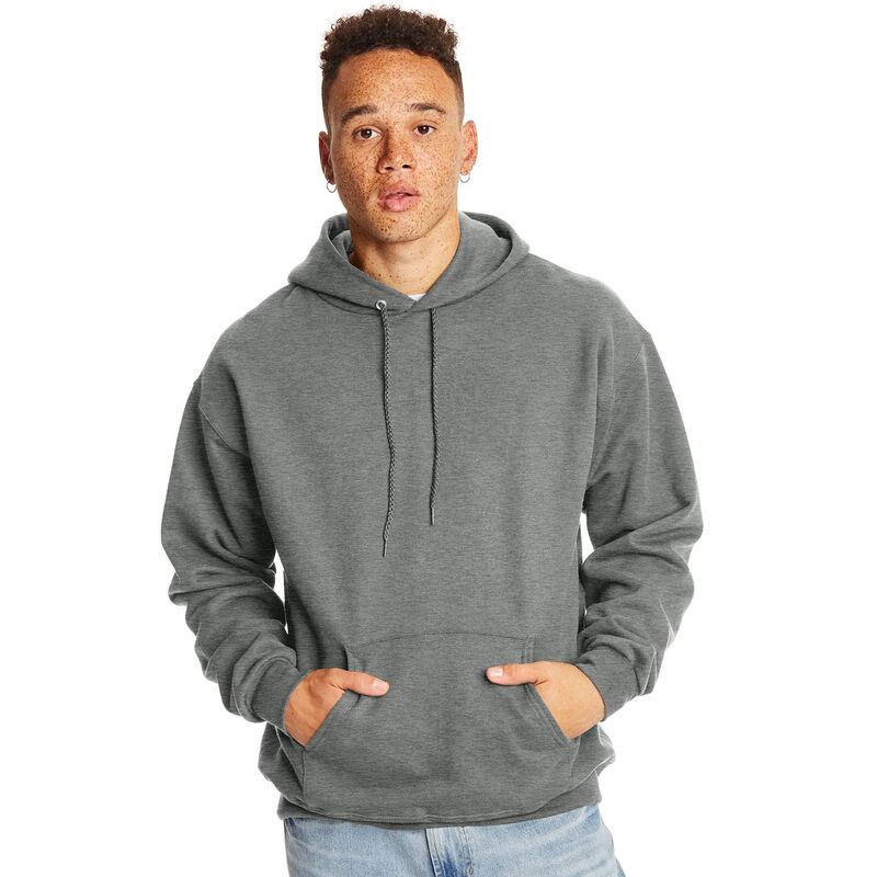 ヘインズ メンズ トップス Tシャツ フリース パーカー Men's Hanes Ultimate Fleece Pullover Hoodie Charcoal Heather チャコール 8,506円