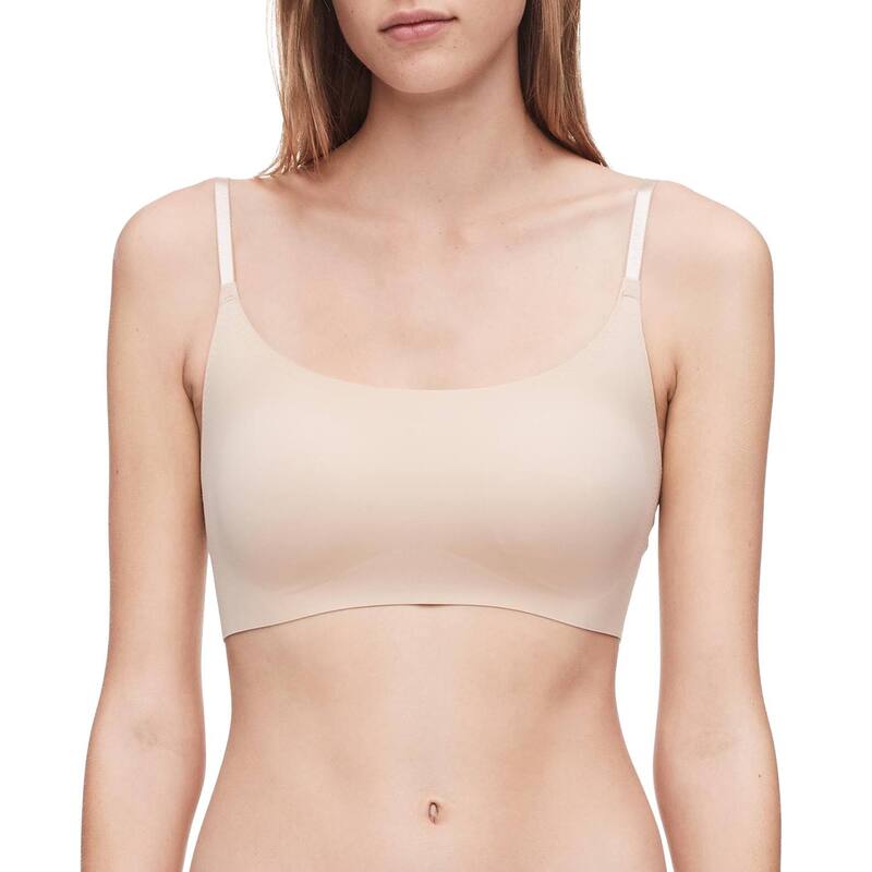 カルバンクライン レディース アンダーウェア ブラジャー Calvin Kleinvisibles Comfort Lightly Lined Retro Bralette QF4783 Bare