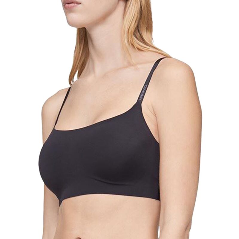 カルバンクライン レディース アンダー御召しもの ブラ Calvin Kleinvisibles Comfort Lightly Lined Retro Bralette QF4783 Black 黒いこと