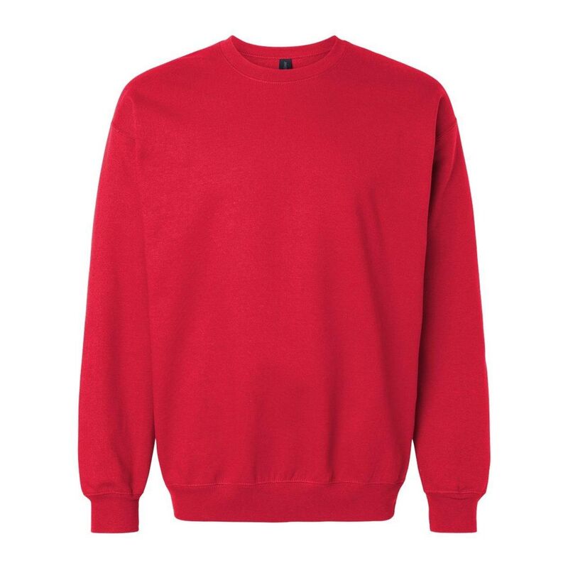 ギルダン メンズ アウター ニット・セーター クルーネック スウェット シャツ Gildan Softstyle Crewneck Sweatshirt Red レッド｜ReVida 店