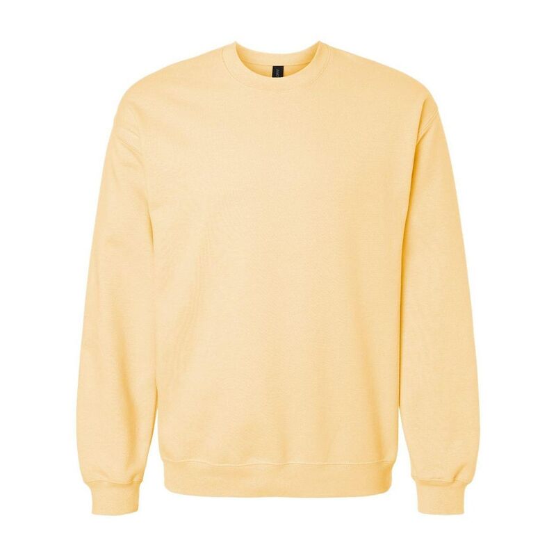 ギルダン メンズ アウター ニット・セーター クルーネック スウェット シャツ Gildan Softstyle Crewneck Sweatshirt Yellow Haze イエロー｜ReVida 店 8,125円