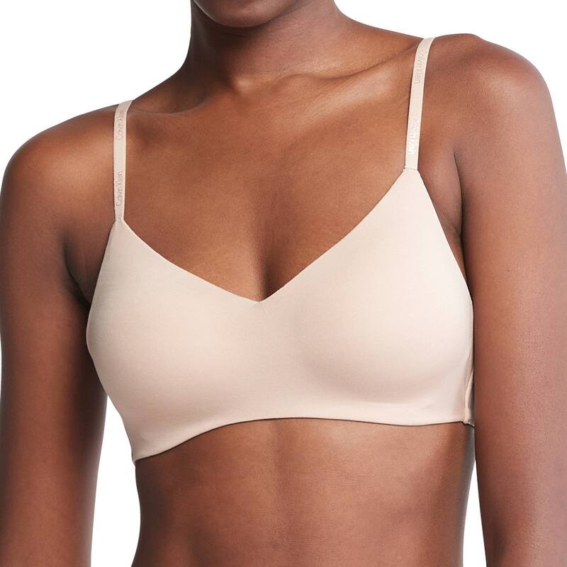 カルバンクライン レディース アンダーウェア ブラジャー Women's Calvin Klein Form to Body Lightly Lined Bralette QF7618 Cedar