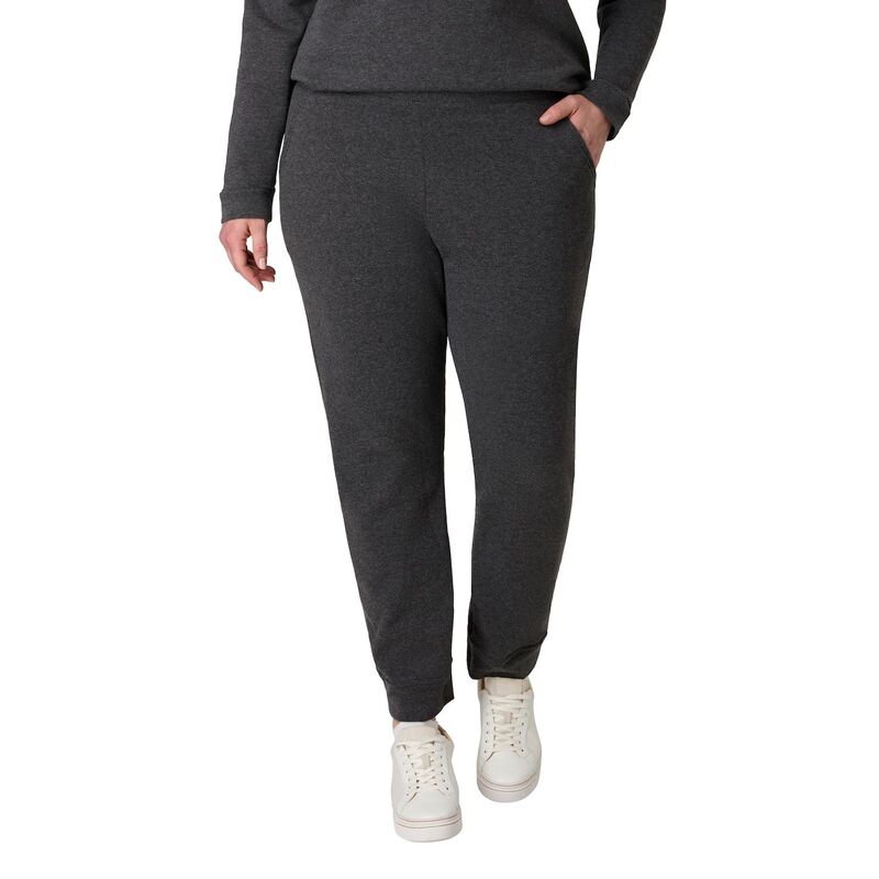 ヘインズ レディース ボトムス カジュアルパンツ フリース Women's Hanes EcoSmart Fleece Jogger Slate Heather スレート|ReVida 店