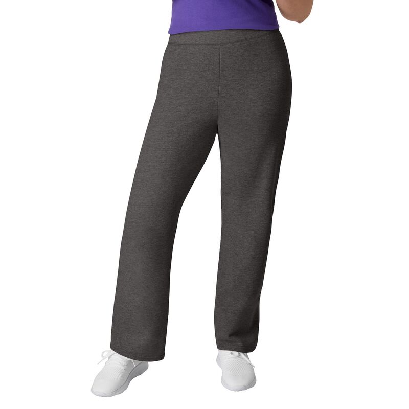 ヘインズ レディース ボトムス カジュアルパンツ スウェットパンツ フリース Women's Hanes Open-Bottom Fleece Sweatpantslate Heather スレート