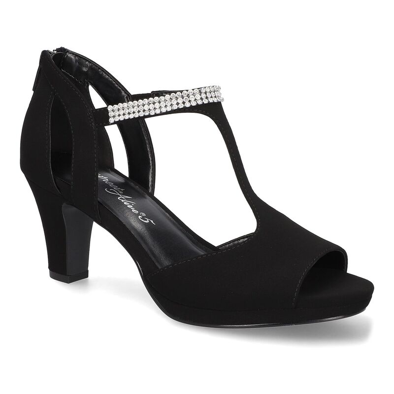 イージーストリート レディース シューズ パンプス サンダル Easy Street Flash Women's Dressandals Black Lamy ブラック
