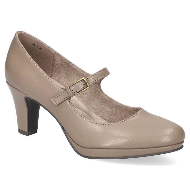 イージーストリート レディース シューズ パンプス プラットフォーム Easy Street Women's Zest Mary Jane Platform Pumps Taupe トープ