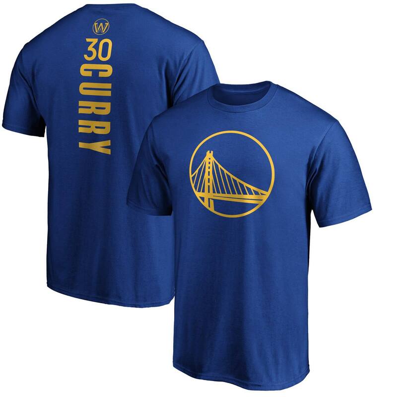 ファナティクス メンズ トップス Tシャツ Men's Fanatics Branded Stephen Curry Royal Golden State Warriors Team Playmaker Name & Number T-Shirt War Blue ブルー