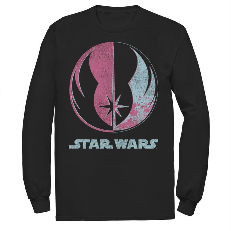 スター ウォーズ メンズ トップス Tシャツ Men'star Wars Bright Jedi Symbol Tee Black ブラック