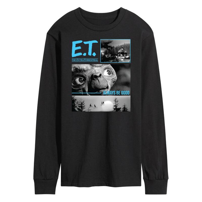 アニメ人となり メンズ トップス ティーシャツ Licensed Character Men\u0027s ET Always Be Good Long Sleeve Tee Black 黒いこと トップス-メンズファッション