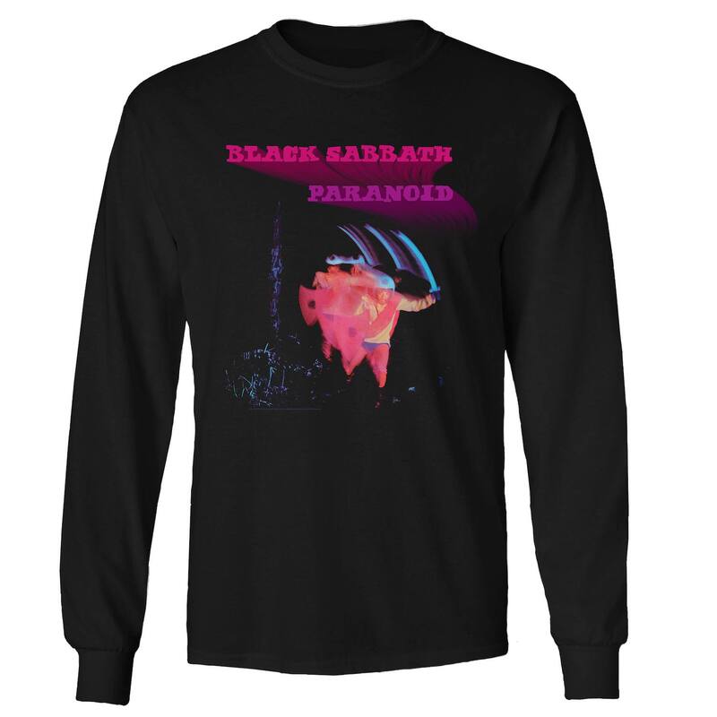 アニメキャラクター メンズ トップス Tシャツ Licensed Character Men's Black Sabbath Paranoid Long Sleeve Black ブラック 9,225円