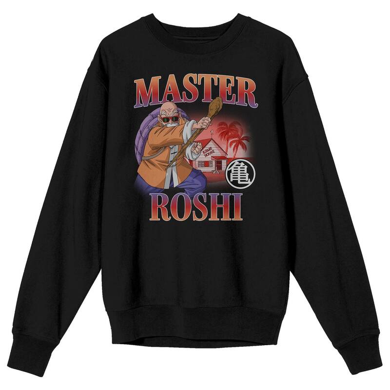 アニメ人となり メンズ トップス ティーシャツ グラフィック Licensed Character Men\u0027s Dragon Ball Z Masteroshi Graphic Tee Black 黒いこと Tシャツ・カットソー-メンズファッション