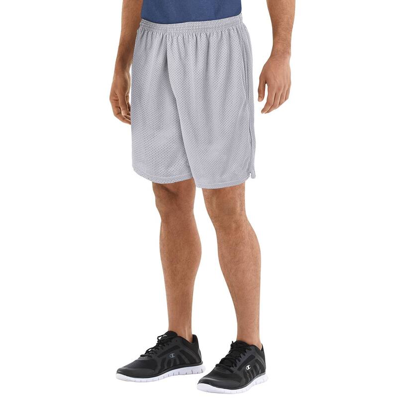 チャンピオン メンズ ボトムス ハーフパンツ・ショーツ メッシュ ショートパンツ Men's Champion Mesh Athletic Shorts Athletic Gray グレー