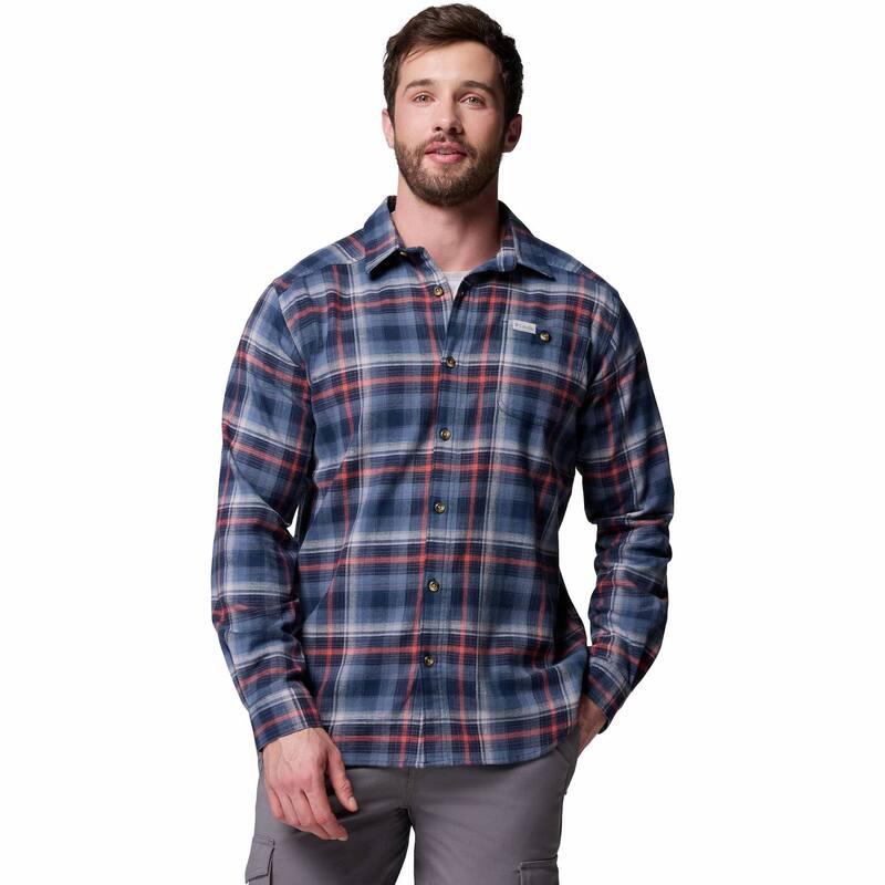 コロンビア メンズ トップス Tシャツ Men's Columbia Cornell Woods Flannel Shirt Collegiate Navy ネイビー