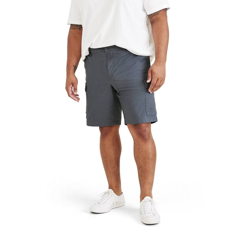 ドッカーズ メンズ ボトムス ハーフパンツ・ショーツ トール ショートパンツ Big & Tall Dockerstraight-Fitech Cargo Shorts Cool Slate スレート