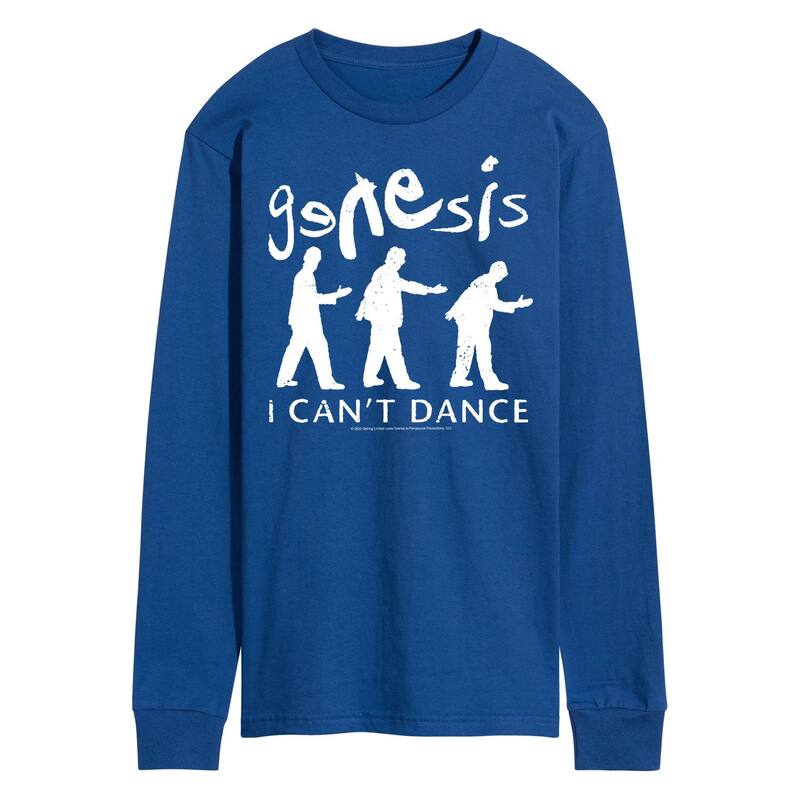アニメ人となり メンズ トップス ティーシャツ Licensed Character Men\u0027s Genesis I Can\u0027t Dance Long Sleeve Tee Blue 青色 メンズファッション-トップス