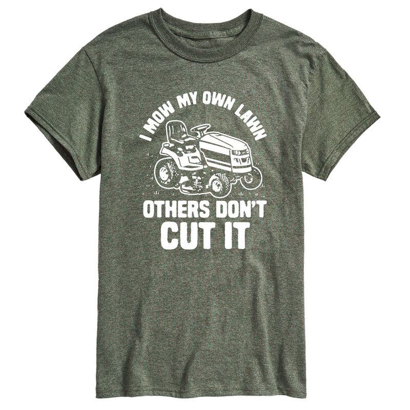 アニメ人となり メンズ トップス ティーシャツ グラフィック Licensed Character Men\u0027s Others Don\u0027t Cut It Graphic Tee Green 緑であること Tシャツ・カットソー-メンズファッション-トップス