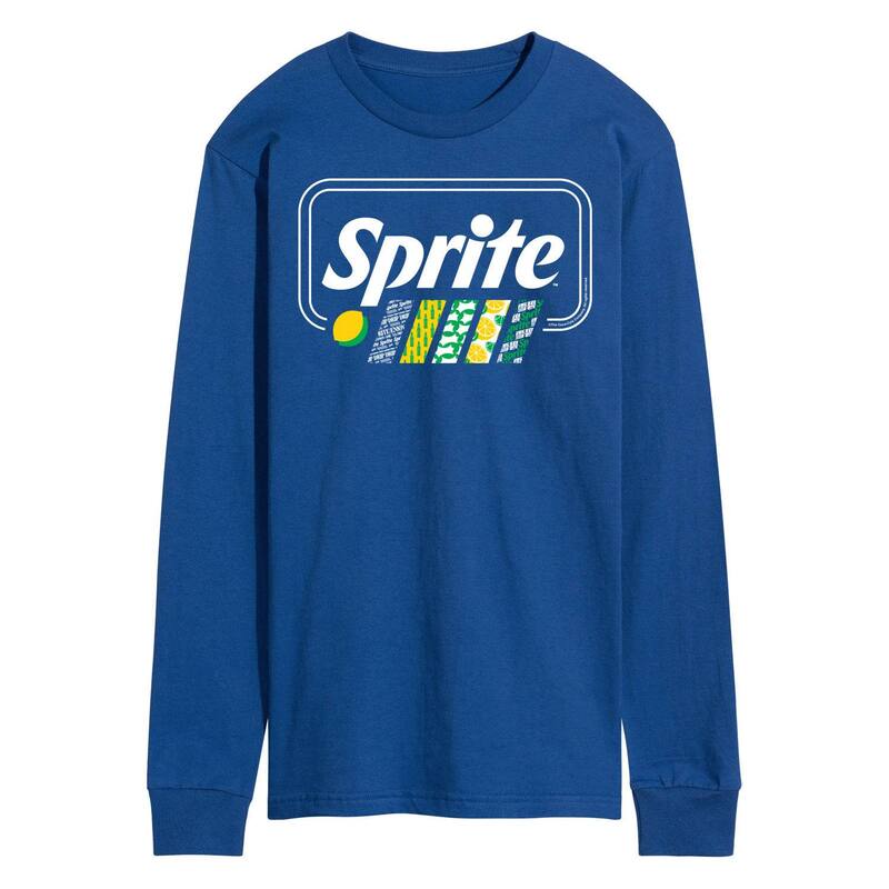 アニメキャラクター メンズ トップス Tシャツ グラフィック Licensed Character Menprite Pattern Stripes Long Sleeve Graphic Tee Royal Blue ブルー