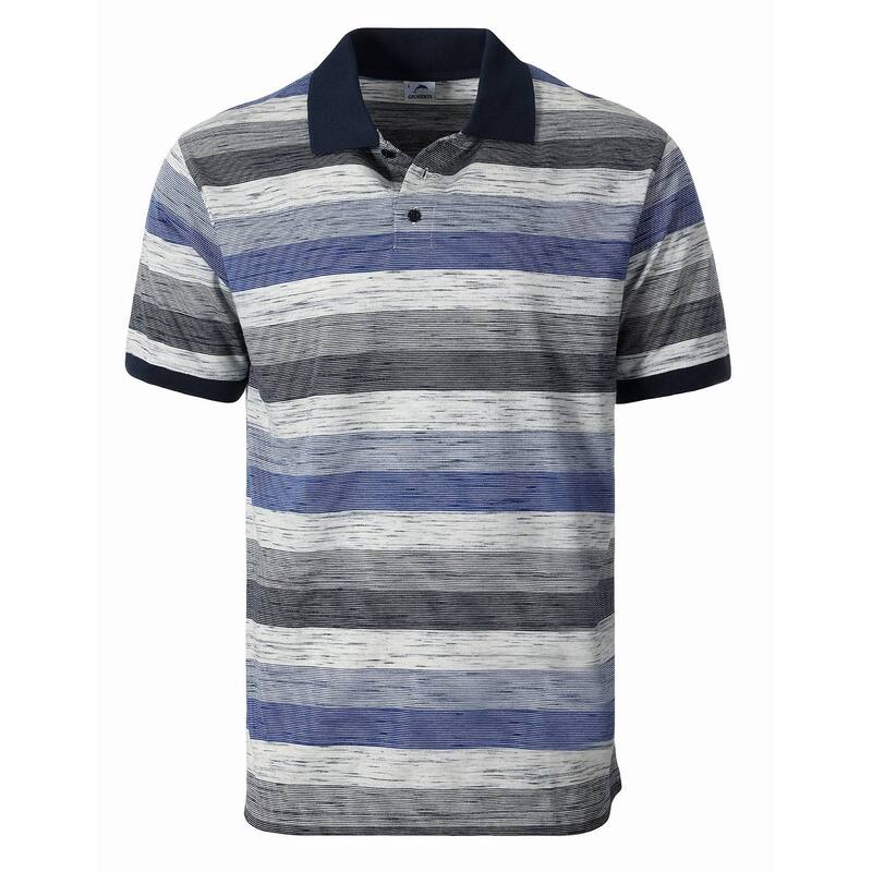 ジョベルティ メンズ トップス Tシャツ レギュラーフィット ポロシャツ Gioberti Men's Club Stripe Regular Fit Polo Shirt Blue ブルー