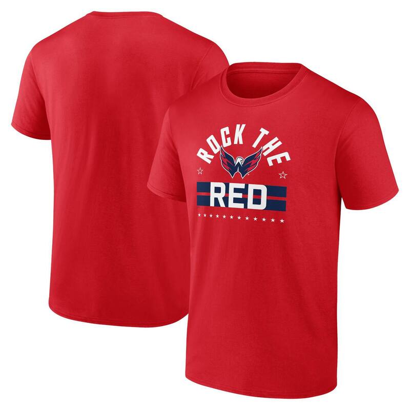 アンブランデッド メンズ トップス Tシャツ キャップ Unbranded Men's Fanatics Branded Red Washington Capitals Local T-Shirt Cap Red レッド