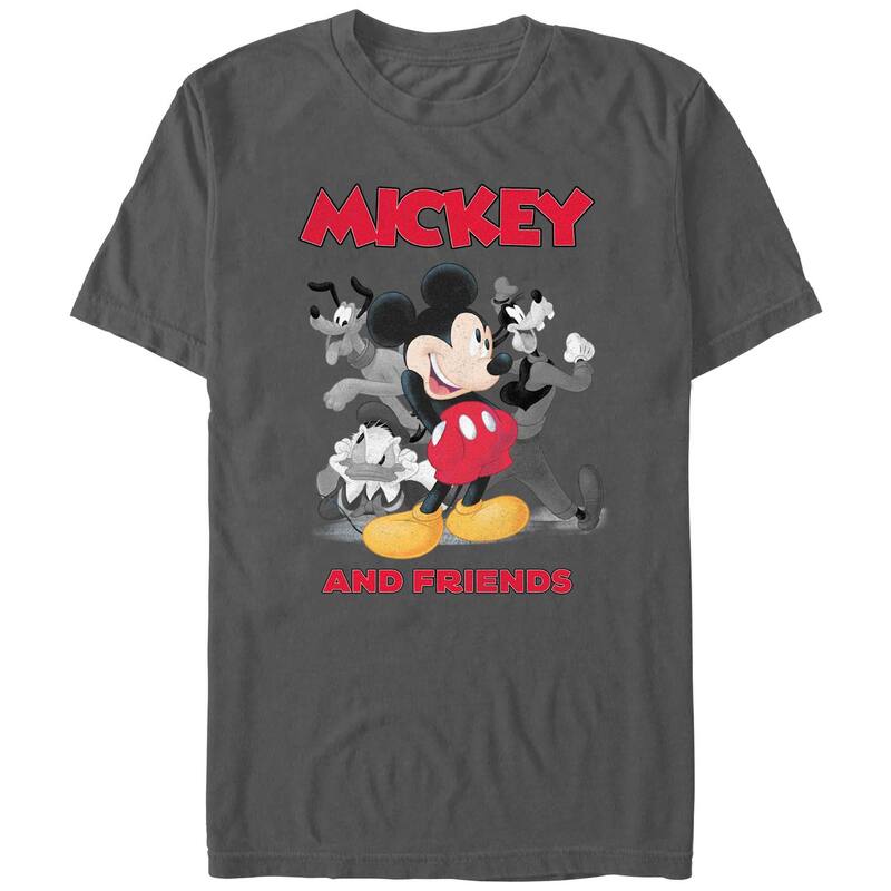 ディズニー メンズ トップス Tシャツ グラフィック Men's Comfort Colors Disney's Mickey Mouse And Friends OG Team Graphic Tee Pepper