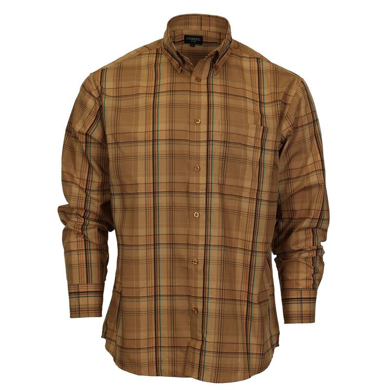 ジョベルティ メンズ トップス Tシャツ Gioberti Men's Long Sleeve Plaid Shirt Khaki Turquoise ターコイズ
