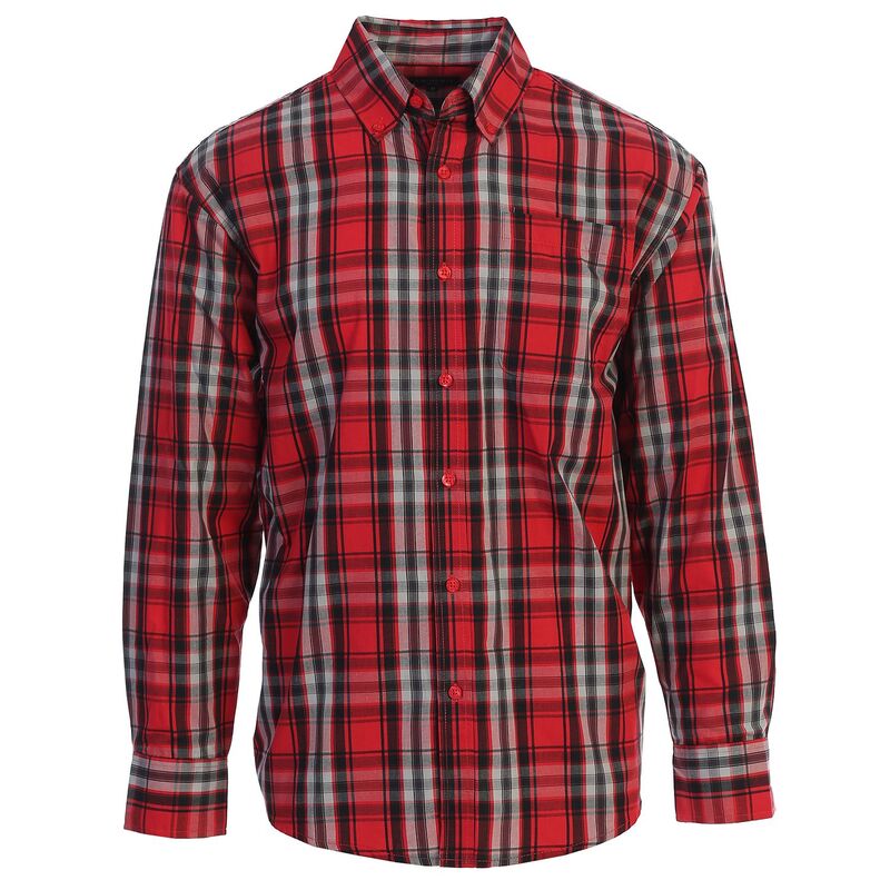 ジョベルティ メンズ トップス Tシャツ Gioberti Men's Long Sleeve Plaid Shirt Red Black Gray ブラック