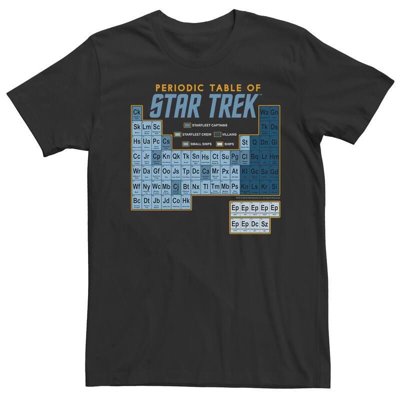 アニメキャラクター メンズ トップス Tシャツ Licensed Character Men'star Treknowledge Tee Black ブラック