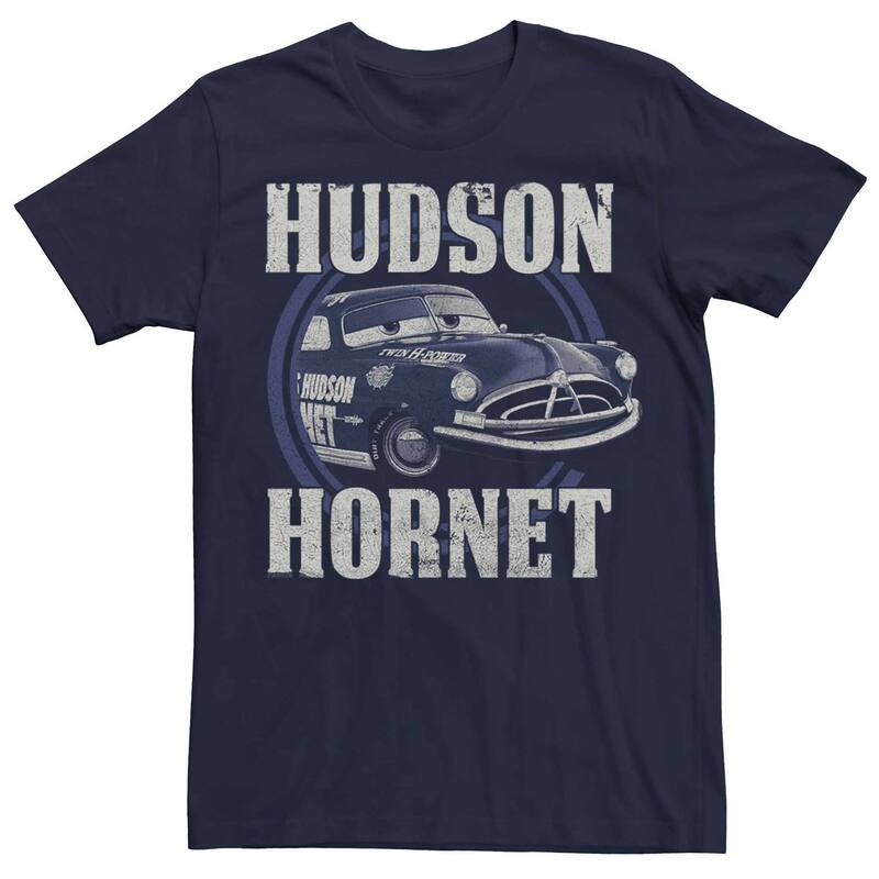 ディズニー ピクサー メンズ トップス Tシャツ グラフィック Disney / Pixar Men's Disney Pixar Cars Hudson Hornet Poster Graphic Tee Navy ネイビー