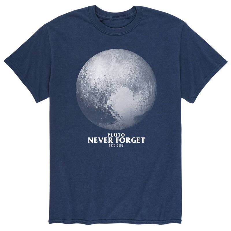 アニメキャラクター メンズ トップス Tシャツ グラフィック Licensed Character Men's Pluto Never Forget Graphic Tee Blue ブルー