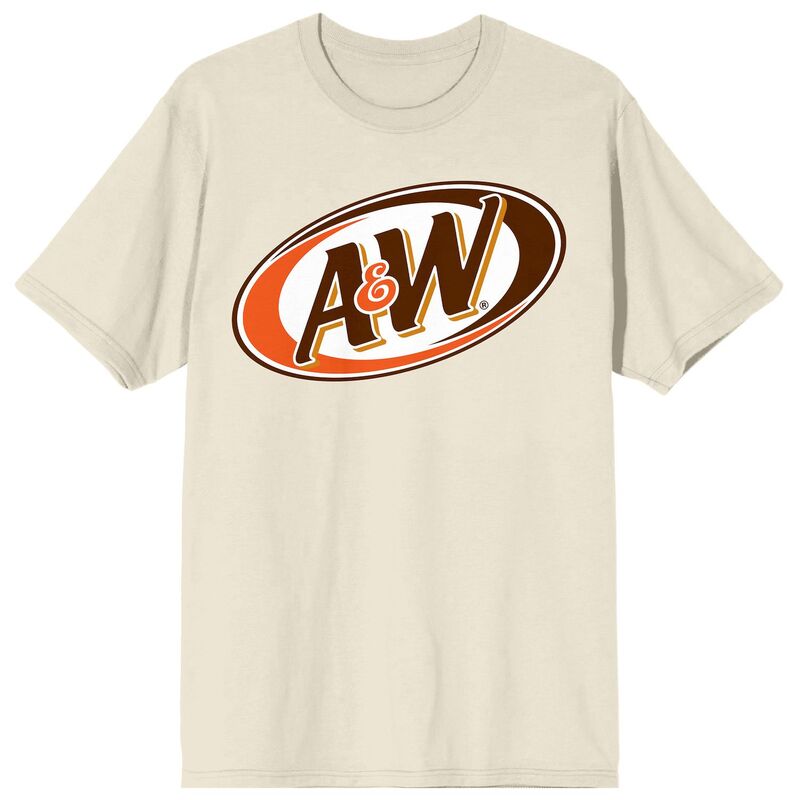 アニメキャラクター メンズ トップス Tシャツ ロゴ Licensed Character Men's A&W Logo Tee White ホワイト