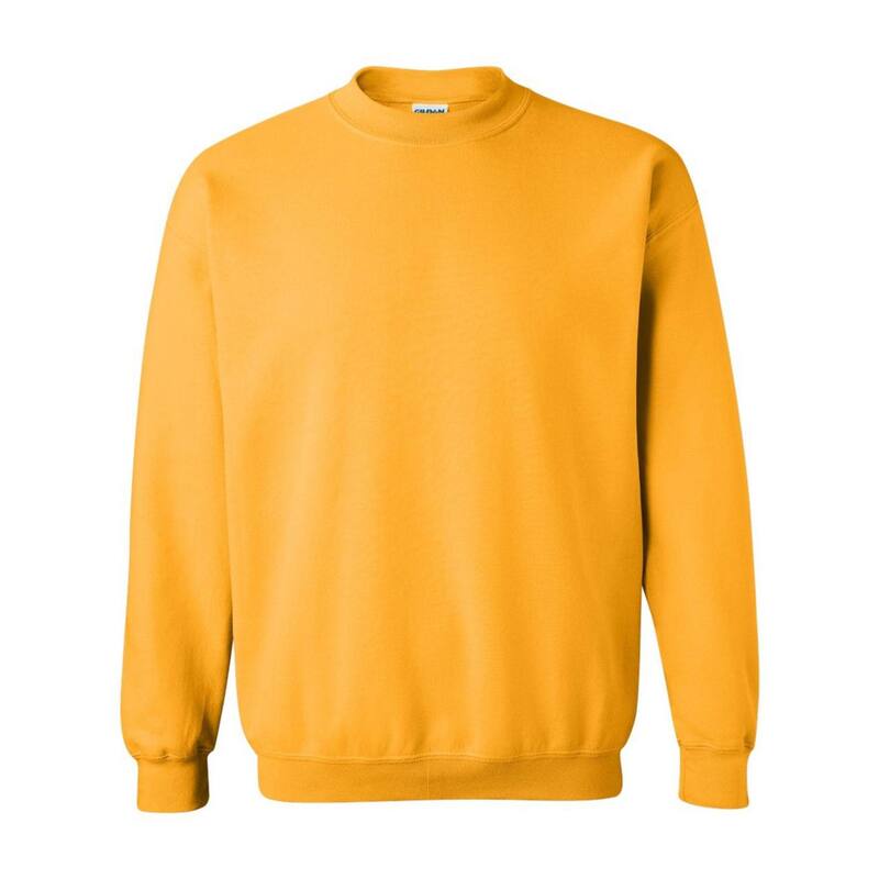 ギルダン メンズ アウター ニット・セーター クルーネック スウェット シャツ Gildan Heavy Blend Unisex Adult Crewneck Sweatshirt Gold ゴールド|ReVida 店