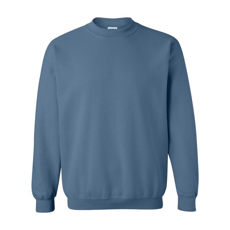 ギルダン メンズ アウター ニット・セーター クルーネック スウェット シャツ Gildan Heavy Blend Unisex Adult Crewneck Sweatshirt Indigo Blue インディゴ｜ReVida 店